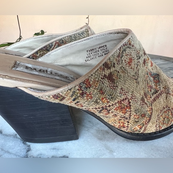 Vintage Matisse tapestry slip on mules (clogs) 8 - Picture 6 of 9